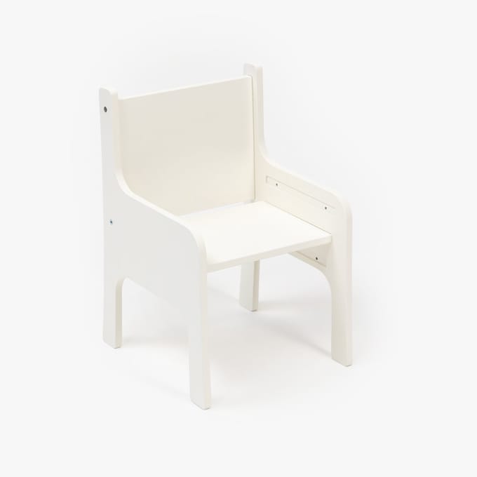 Ette Tete Tulla Chair - Wit- Montessori Kinderstoel Verstelbaar