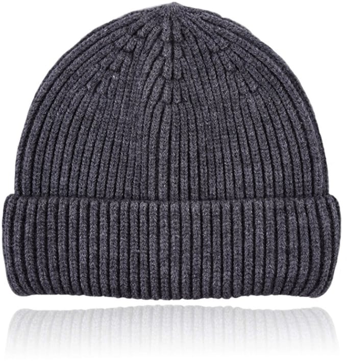 LGT JWLS Donkergrijs Beanie Muts voor Dames Medium Pasvorm