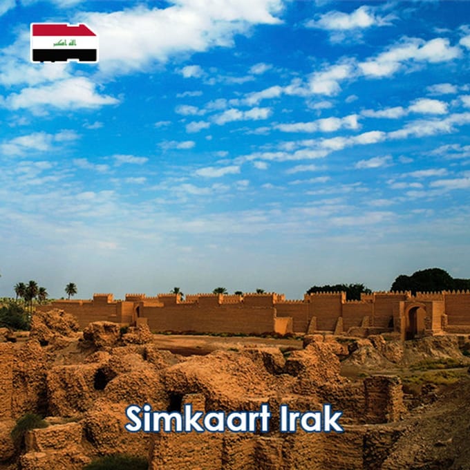 InternationalSIM Data Simkaart Irak - 3 GB - 15 dagen