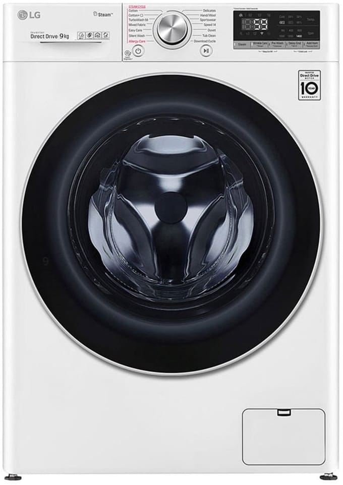 LG F4V909P2E wasmachine Voorbelading 9 kg 1400 RPM Wit
