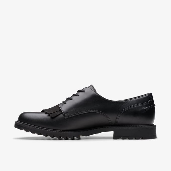 Griffin Mabel2 Zwarte Leren Schoenen