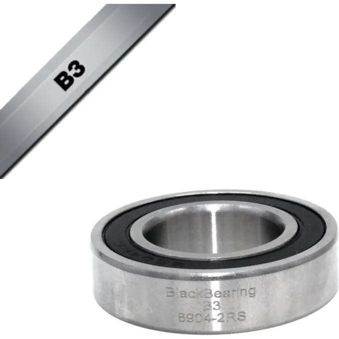 Lager Black Bearing B3 - 6904-2RS - 20 x 37 x 9 mm