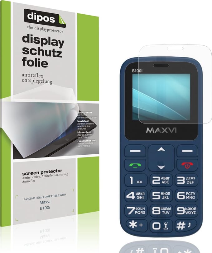 dipos – 4x Matte Beschermfolie geschikt voor Maxvi B100i | Krasbestendige & antireflecterende Screenprotector Ultra-Thin