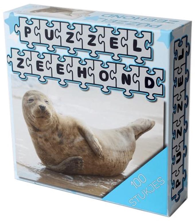 Puzzel zeehond 40x30cm 100 stukjes