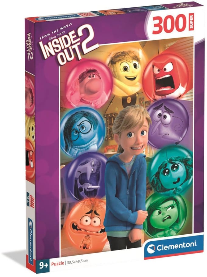 Clementoni - Puzzel - 300 Stukjes - Inside Out 2 - Kinderpuzzel - Vanaf 9 Jaar