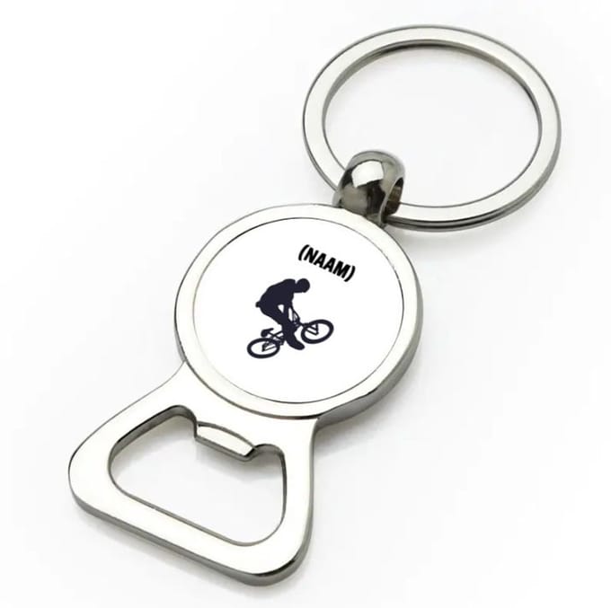 Akyol - bmx met eigen naam flesopener - Sport - fietser - fiets - 9 bij 3 cm