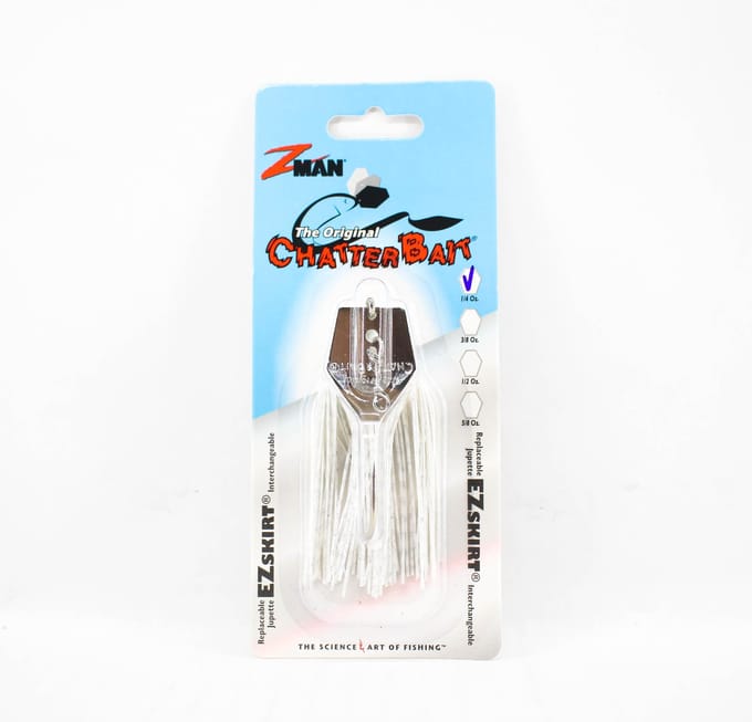 Leurre coulant Zman Chatterbait 1/4 oz blanc (0010) white