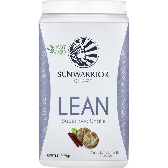 Sunwarrior, Lean Superfood Shake, Snickerdoodle, 1,59 lb (720 gr)