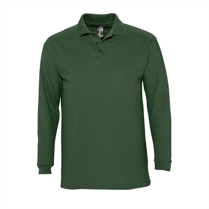 SOL'S Long Sleeve Polo Winter II L549 - Golf Green - S
