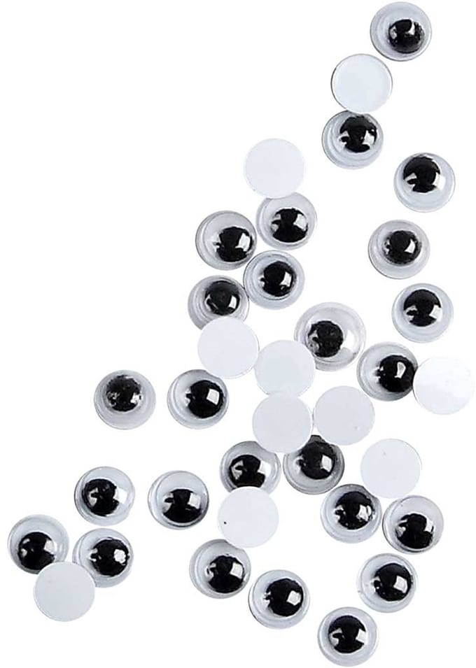 Wiebelogen, niet zelfklevend, d 6 mm, 1000 stuk/ 1 doos