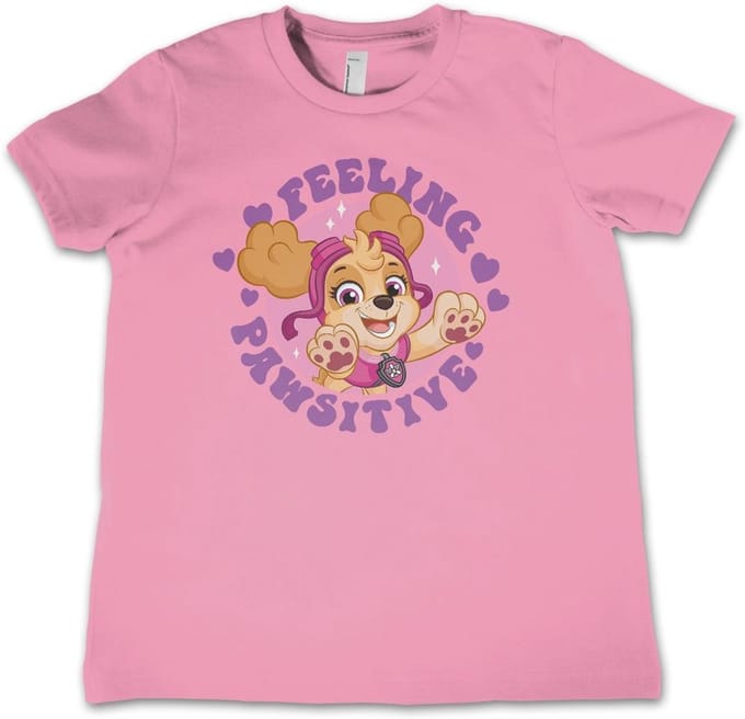 Paw Patrol Kinder-T-shirt Feeling Pawsitive Kids Tee NIC-12-PP010-DTF541