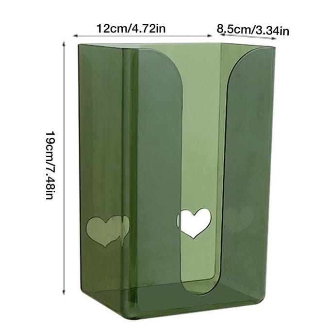 Wandgemonteerde Tissuebox Rechthoekige Wand Tissue Dispenser Houder Zonder Nagels Wand Gezichtsdoos Voor Badkamer Keuken