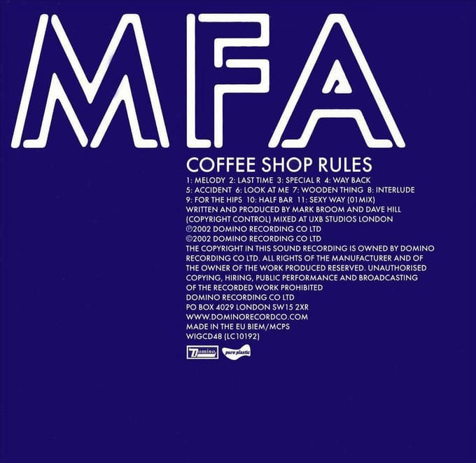 Coffee Shop Rules