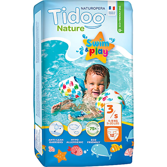 Tidoo Zwemluier Maat 3 4-9 kg 12 stuks