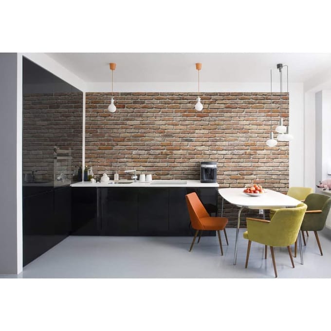 Komar Fotobehang Exposed Brick Wall 368x254 cm 8-741