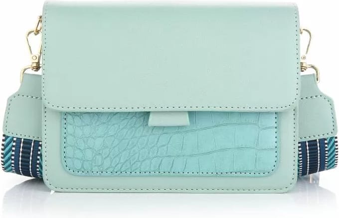 Bijoutheek dames Tas crossbody Croco Mint