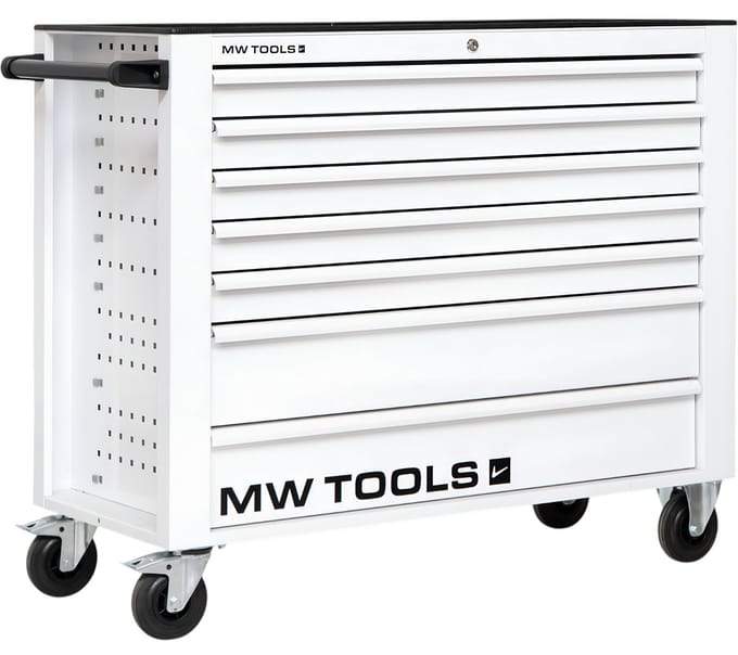 Gereedschapswagen 7 lades wit MW Tools GW307W