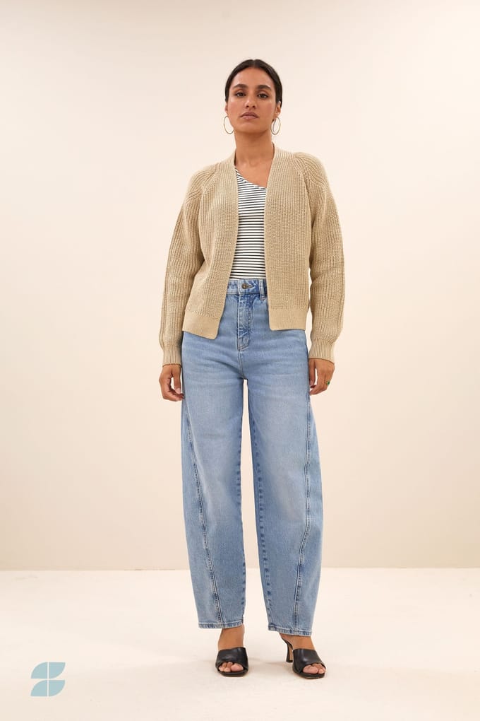 By-Bar Berry Cardigan Latte Größe: XS | Jacken Outlet | Damen