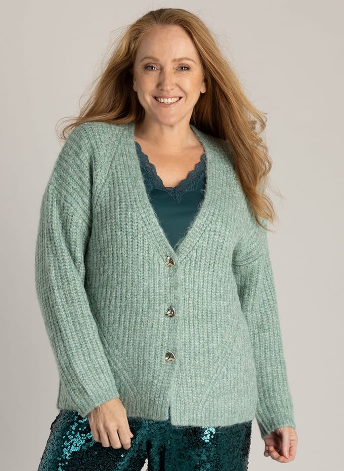 YEST CURVE Hermine Cover ups - Mint/Melange - maat 2(50)