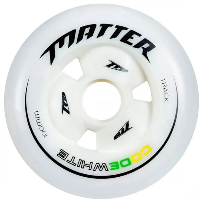 Matter Wheels Code F2 Schaatswielen Wit 100 mm