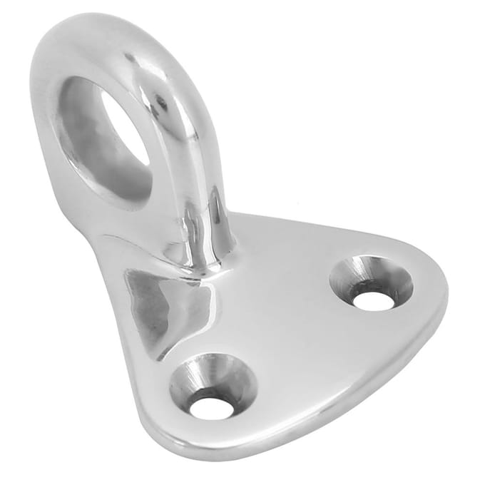 5 Stuks Roestvrij Staal Boot Schip Pad Oog Haak Karabiner voor Maritieme Zeiltochten gray