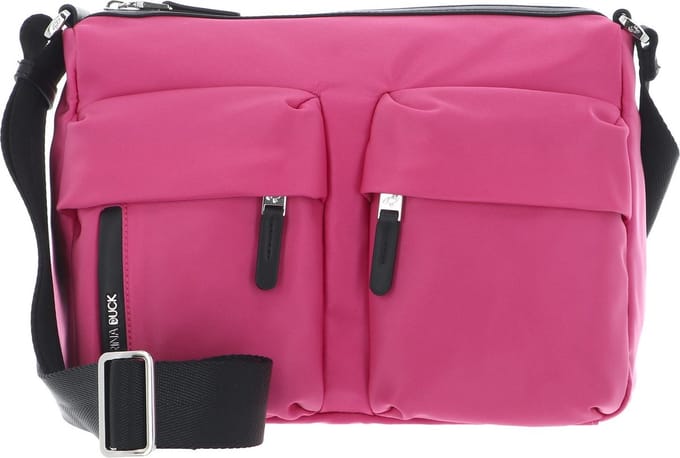 MANDARINA DUCK Schoudertas Hunter Crossover Raspberry Rose Roze