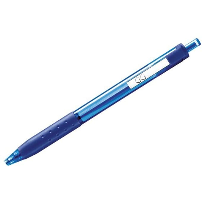 Paper Mate InkJoy 300RT-balpennen met drukknop | Medium punt (1,0 mm) | Blauw | 12 stuks