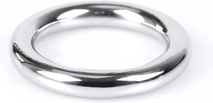Cockring rond RVS 10 mm Ø 40 mm