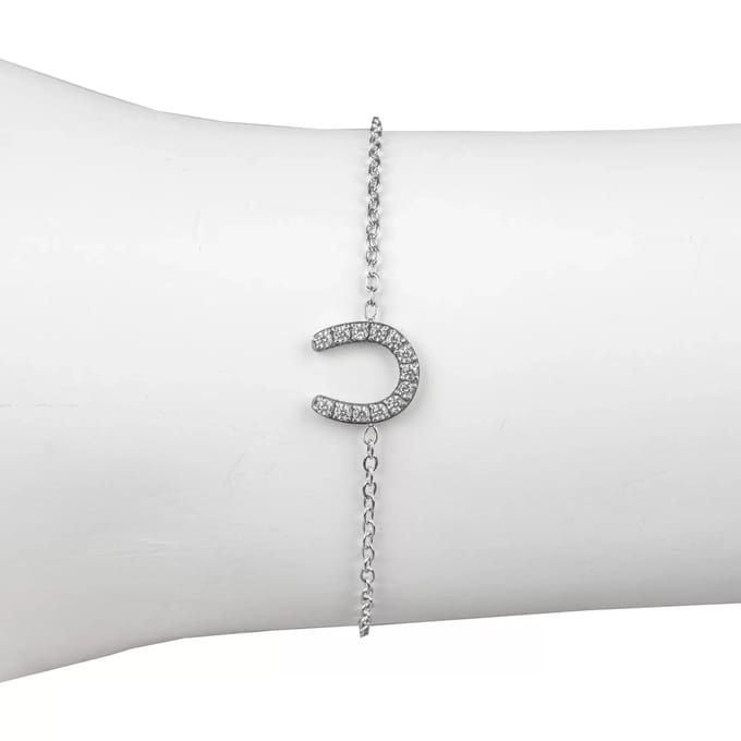 Strass paardenhoef armband HORKA
