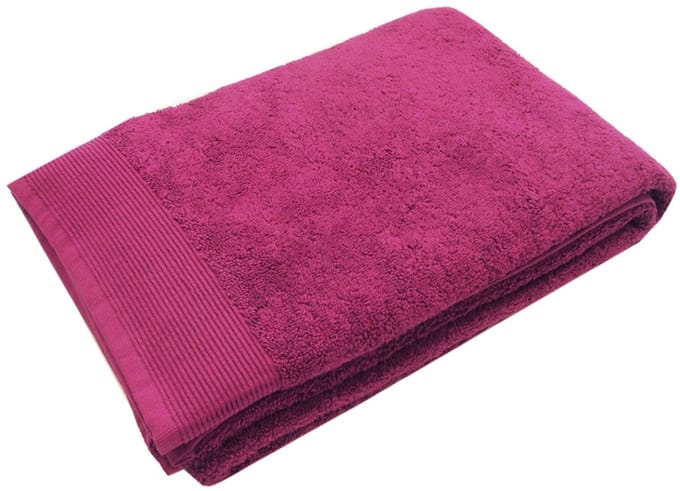 Blanc des Vosges Luxe Badlaken Uni - cyclamen - 70x140 cm - 100% microkatoen - 600 g/m²