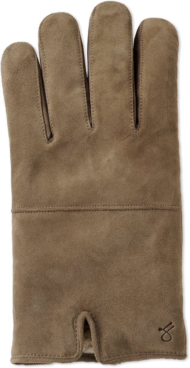 Hiems | Tankleurige Suède Leren Handschoenen
