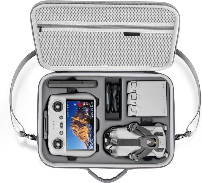 Premium Draagtas geschikt voor DJI Mini 5 Pro – Compacte Beschermhoes voor Drone, RC2 Controller & Accessoires