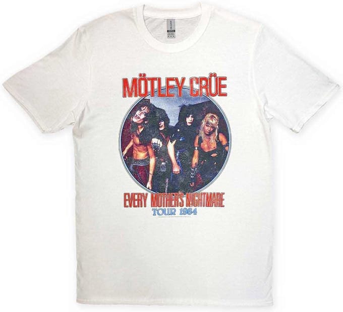 Motley Crue - Every Mothers Nightmare Heren T-shirt - XL - Wit