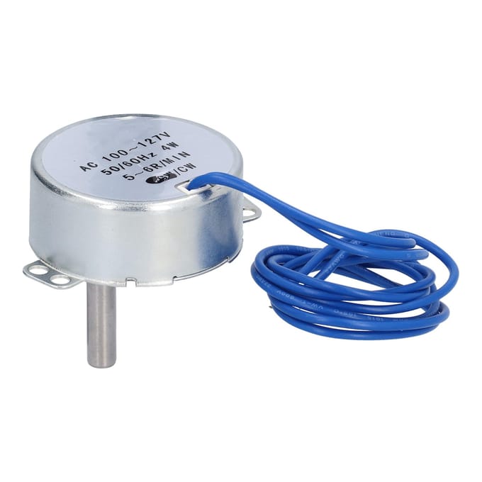 2 stuks Synchroonmotor Synchroon Mini 5?6RPM Lage Snelheid 4W CW Rotatie Set AC100?127V TYC