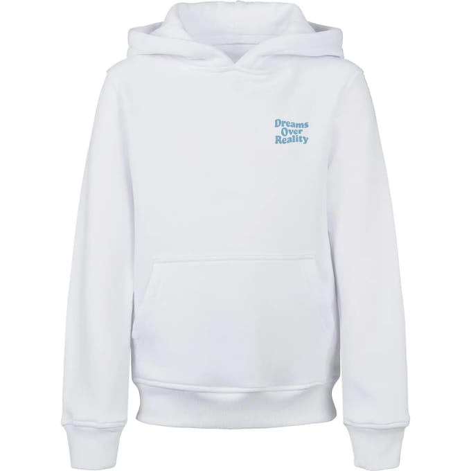 Mister Tee - Dreams Over Reality Basic Kinder hoodie/trui - Kids 146/152 - Wit