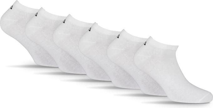 FILA Logo op de hiel Sneakersokken - Maat 39/42 - 6 Pack - Wit