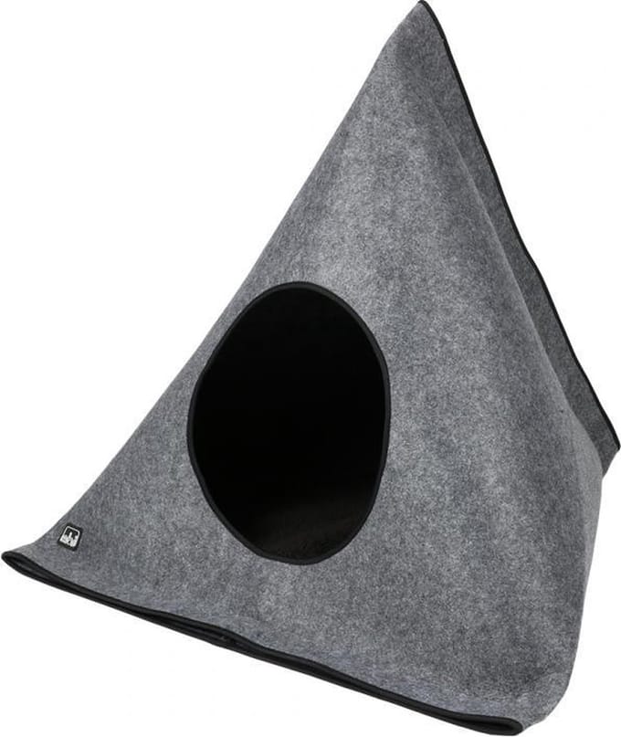 EBI kattenhuis Hellen Antraciet 80 x 80 x 75 cm - Kat