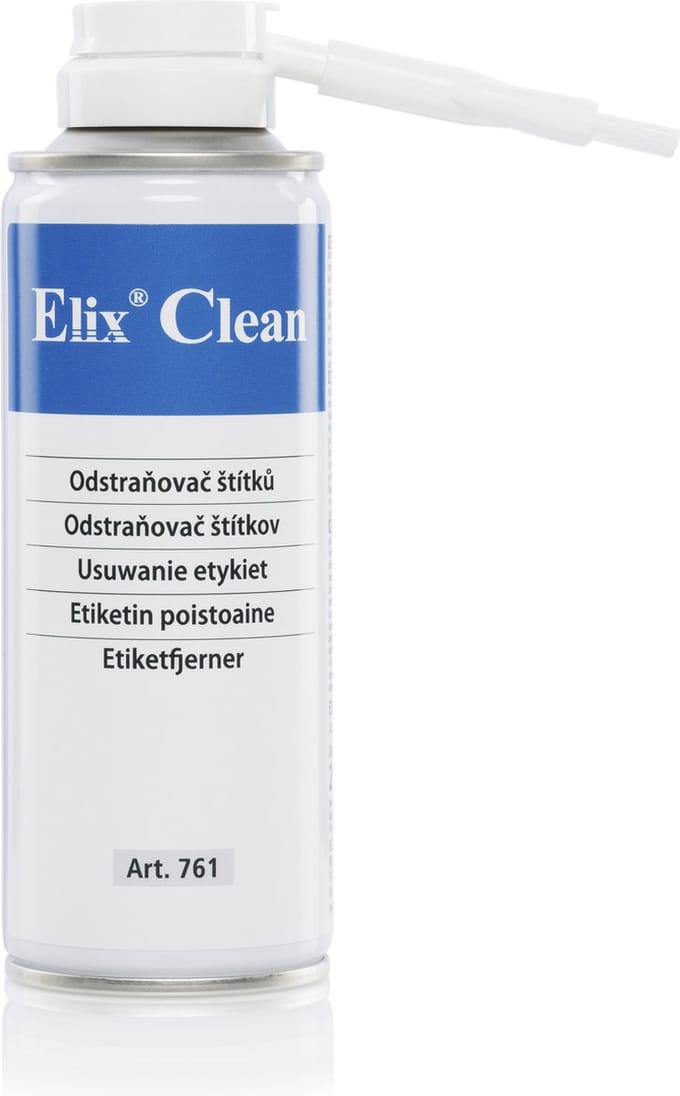 Elix stickerverwijderaar - spuitbus met borstel - 200 ml - EL-761200