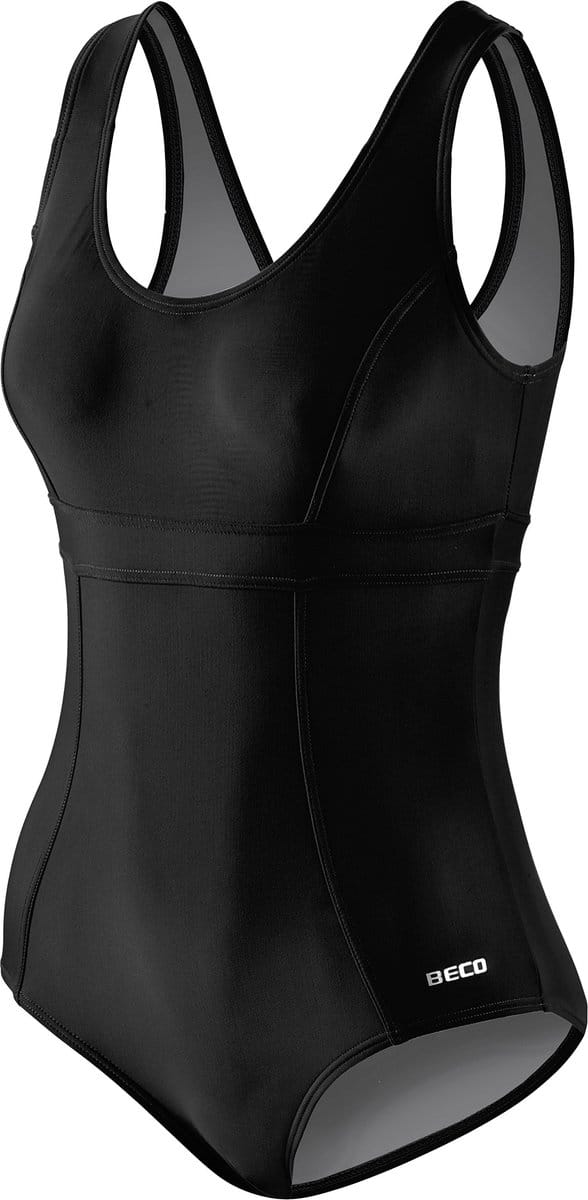 BECO Badpak - Dames - Polyamide/elastaan - Zwart - Maat 54