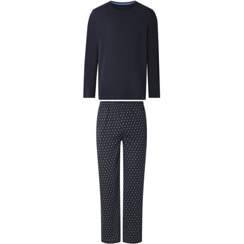 ESMARA MEN Heren pyjama (Marineblauw, S)