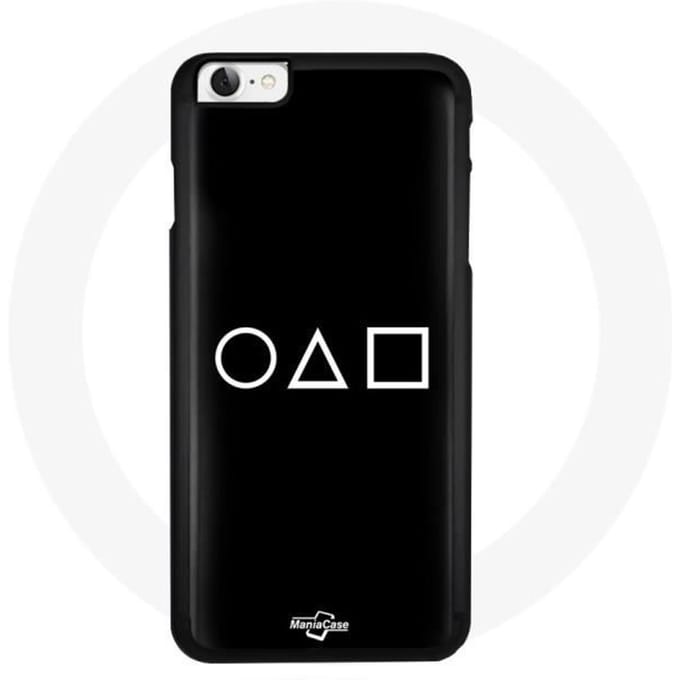 Coque Maniacase pour Iphone 5 Carte Squid game Noir - noir