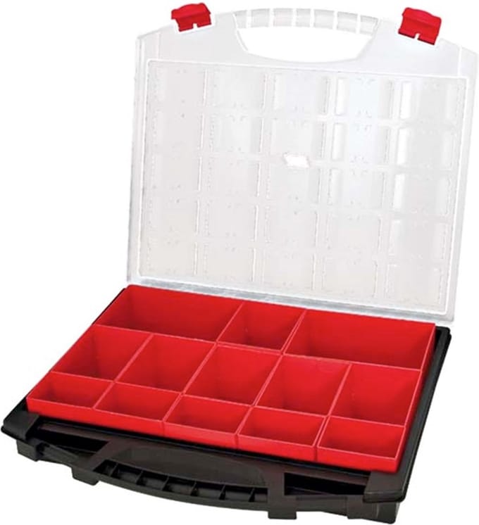 TAYG Sorteerdoos - 430 x 370 x 85 mm - Met 13 uitneembare bakjes