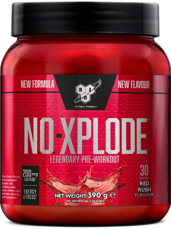 BSN N.O.-Xplode 3.0 Pre Workout - Pre-Workout – Red Rush – 30 doseringen (390 gram)