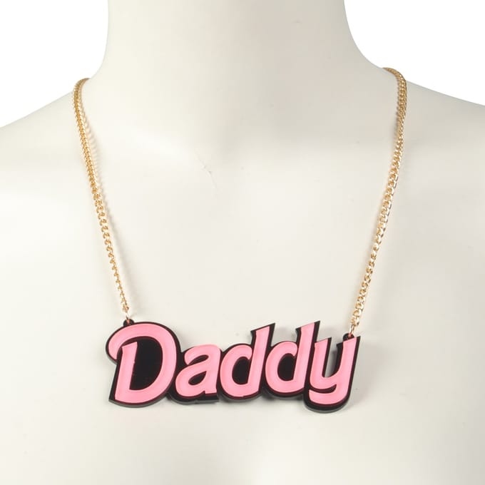 Banoch | Daddy halsband - hanger met goudkleurige ketting