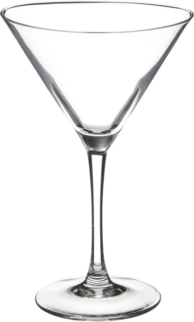 Cocktailglazen set - gin/martini/blue hawaii glazen - 12x stuks