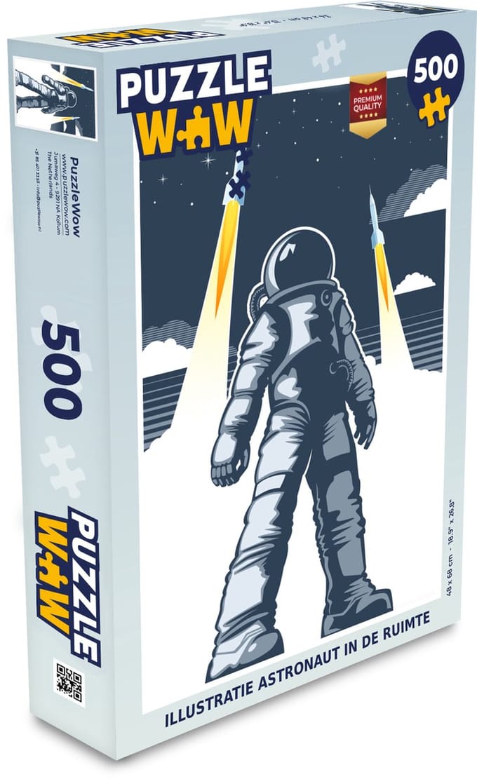 Puzzel Astronaut - Raket - Ruimte - Legpuzzel - Puzzel 500 stukjes