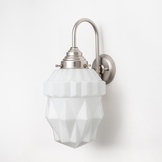 Wandlamp Theatre Meander Matnikkel - Art Deco Trade