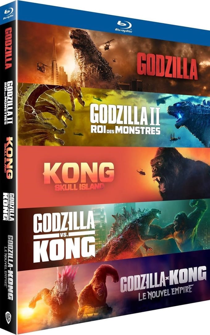 Godzilla Kong MonsterVerse - 5 Films Collection (Blu-ray)