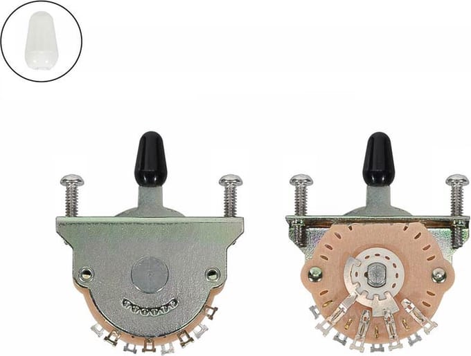 Fender 991367000 lever switch, 5-way, for strat, bolts and cap included
