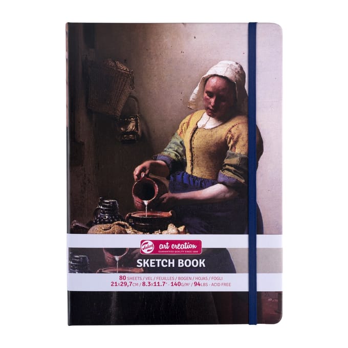 Schetsboek tac 210x297mm melkmeisje | 5 stuks
